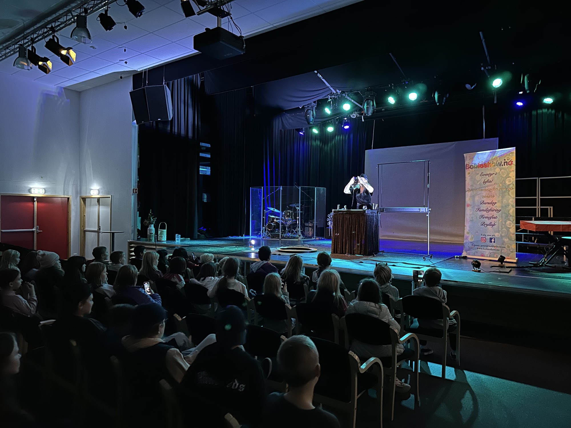 Profesjonelt bobleshow for kulturhus, festivaler og arrangementer